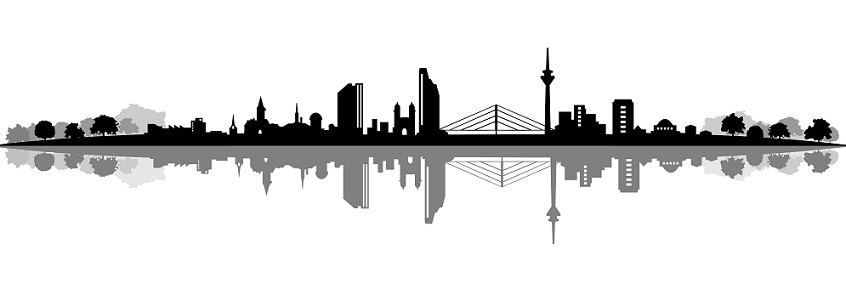 Skyline Düsseldorf: Ja auch diese Stadt gehört dazu