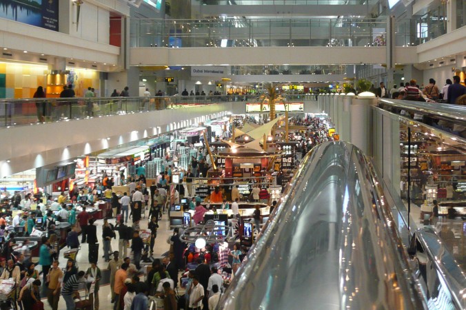 Hochbetrieb in einem der Terminals des Dubai International Airports. (#1)