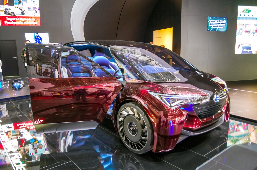 Japan hat die Geschwindigkeit maßgeblich beeinflusst, mit der in China die Automobilindustrie ihren Technologieschwenk ausführt. Im Bild: das Toyota Concept-i concept BEV, FCEV car. (#29