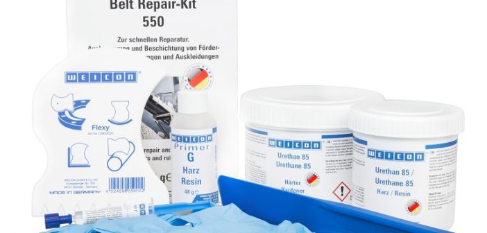 Belt Repair-Kit für Förderbänder (Foto: WEICON)