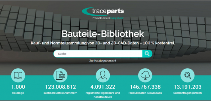 CAD-Content-Plattform: 1.000 Bauteile im Katalog (Foto: TraceParts GmbH)