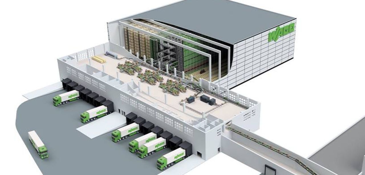WAGO investiert in umfangreiche Erweiterung des Zentrallagers in (Foto: IGZ Ingenieurgesellschaft für logistische Informationssysteme mbH)