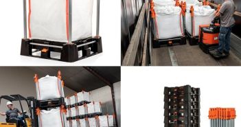 Effizientes und flexibles Big Bag Gestell System für (Foto: Euro Industry Supply GmbH & Co. KG)