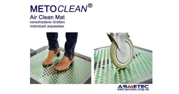 Effektive Reinigung von Reinräumen, Luftschleusen und Laboren mit Air Clean Matte ACM-Serie von (Foto: ASMETEC GmbH)