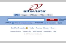 AltaVista-Startseite im Jahr 2007. (Foto: screenshot, Memento vom 13. Juli 2007 von archive.com)