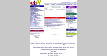 So sah eBay Deutschland im Jahre 2000 aus. (Foto: screenshot, Memento vom 08.02.2000 von archive.org)
