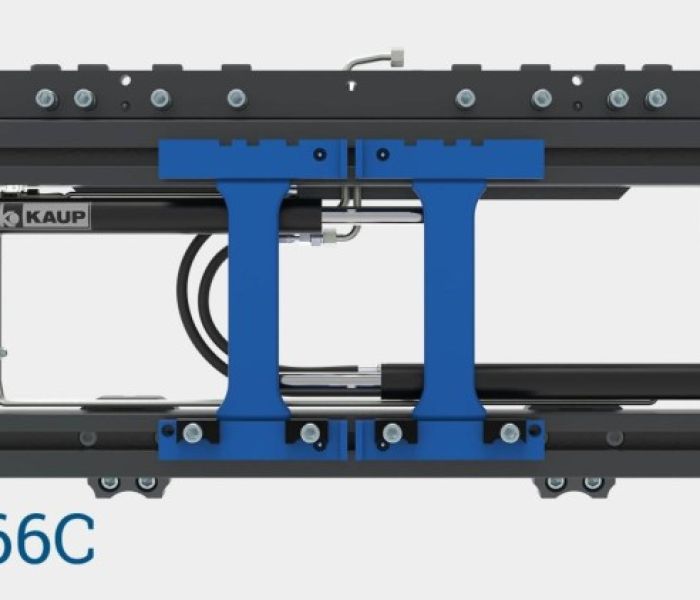 T466C: Das KAUP-Zinkenverstellgerät mit mehr Durchsicht (Foto: KAUP GmbH & Co. KG)