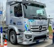 Erfolgreicher Serienbetrieb: Erster E-Lkw im täglichen Shuttleverkehr zwischen Brake und (Foto: L.I.T. Gruppe)