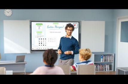 Kindermann TD-12xx Serie definiert interaktive Klassenzimmerdisplays auf neue (Foto: Kindermann GmbH)