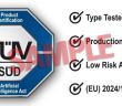 TÜV SÜD präsentiert nun erstes Prüfzeichen für Low (Foto: TÜV SÜD AG)