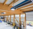 Moderne Hallengebäude nutzen energieeffiziente Infrarottechnik mit Fair.AIdH-Systemen dank (Foto: KÜBLER GmbH Energiesparende Hallenheizungen)