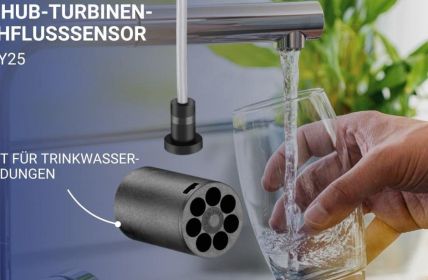 SIKA VTY25 Einschub-Turbinen-Sensor garantiert zuverlässige Trinkwasser-Durchflussmessung mit minimalem (Foto: SIKA Dr. Siebert & Kühn GmbH & Co. KG)