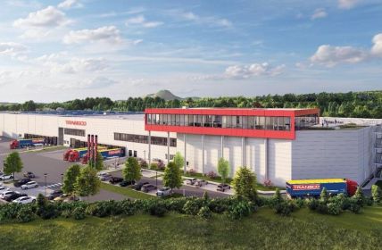 Transco investiert vierzig Millionen Euro in bahnbrechendes Logistikzentrum (Foto: Goldbeck GmbH)