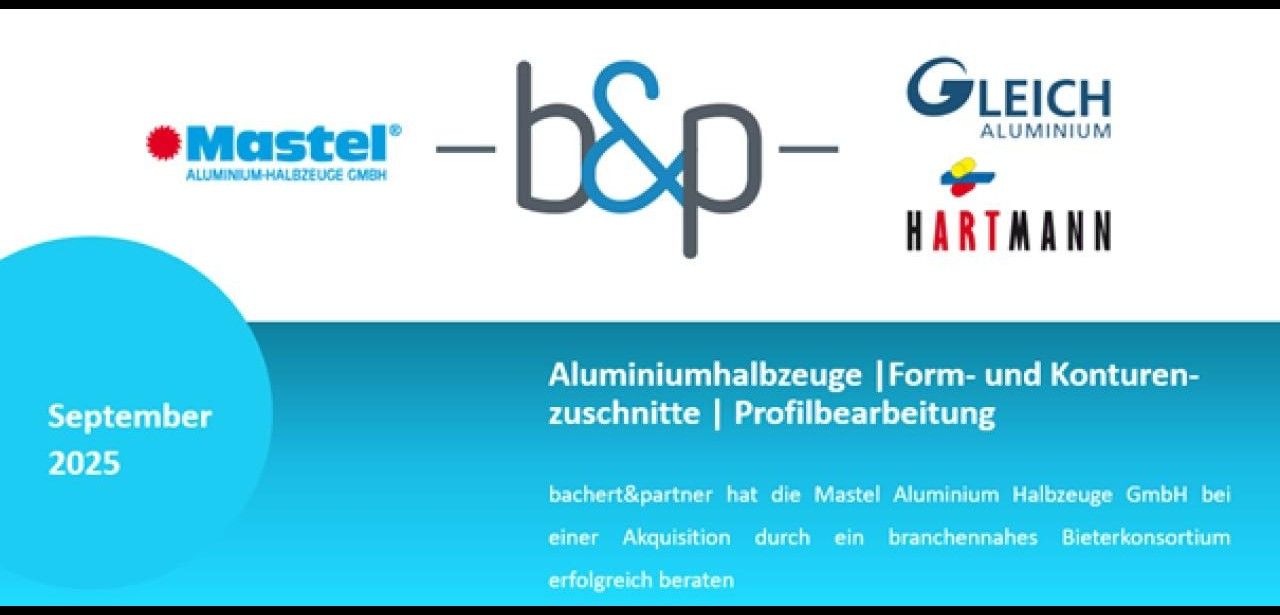 Konsortium aus GLEICH sichert Mastel Aluminium Fortbestand im Insolvenzverfahren Konsortium aus GLEICH sichert Mastel Aluminium Fortbestand im (Foto: Bachert Unternehmensberatung GmbH & Co. KG)