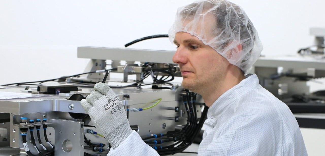 Patentierte Luftlagerpositionierung gewährleistet submikrometergenaues reibungsfreies und thermisch stabiles Arbeiten Patentierte Luftlagerpositionierung gewährleistet submikrometergenaues reibungsfreies und thermisch stabiles (Foto: JAT - Jenaer Antriebstechnik GmbH)