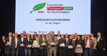 Transport ehrte dreizehn Preisträger bei Gala Europäischen Nachhaltigkeit (Foto: HUSS Unternehmensgruppe)