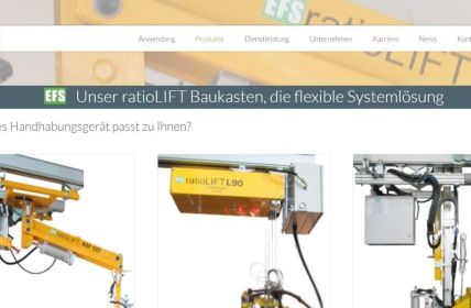 Amtsgericht Heilbronn genehmigt Schutzschirmverfahren für EFS Hebe- und (Foto: EFS Gesellschaft für Hebe- und Handhabungstechnik mbH)