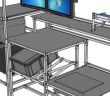 Modular ergonomische Arbeitsplatzsysteme passen sich dynamischen Industrieprozessen flexibel (Foto: NeoLog GmbH)