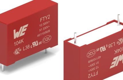 Würth Elektronik präsentiert neue WCAP-FTY2 Folienkondensatoren mit X1 (Foto: Würth Elektronik eiSos GmbH & Co. KG)