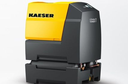 Kaeser i.Comp Tower T liefert geräuscharme, ölfreie Druckluft (Foto: KAESER KOMPRESSOREN SE)