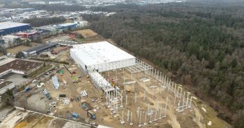 Singen erhält hochmodernes Logistikzentrum mit 22.000 Palettenstellplätzen und (Foto: Transco)