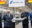 Früher als geplant Stahlzuschnitt drittes Klasse-424-Boot in Wolgaster (Foto: Rheinmetall AG)