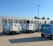 Karlsruhe/Baden-Baden Airport nimmt jetzt zehn vollelektrische Bodenstromaggregate in (Foto: Baden-Airpark GmbH)