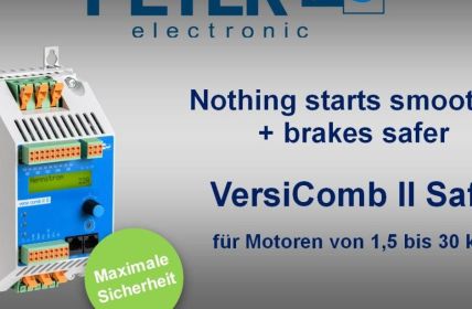 Platzsparende energieeffiziente Motorstart-Bremskombination mit integrierter Stillstandserkennung und intelligenter (Foto: PETER electronic GmbH & Co. KG)